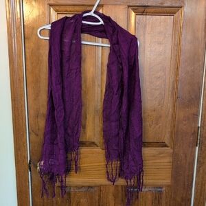 Oscar de la Renta Deep Purple Scarf